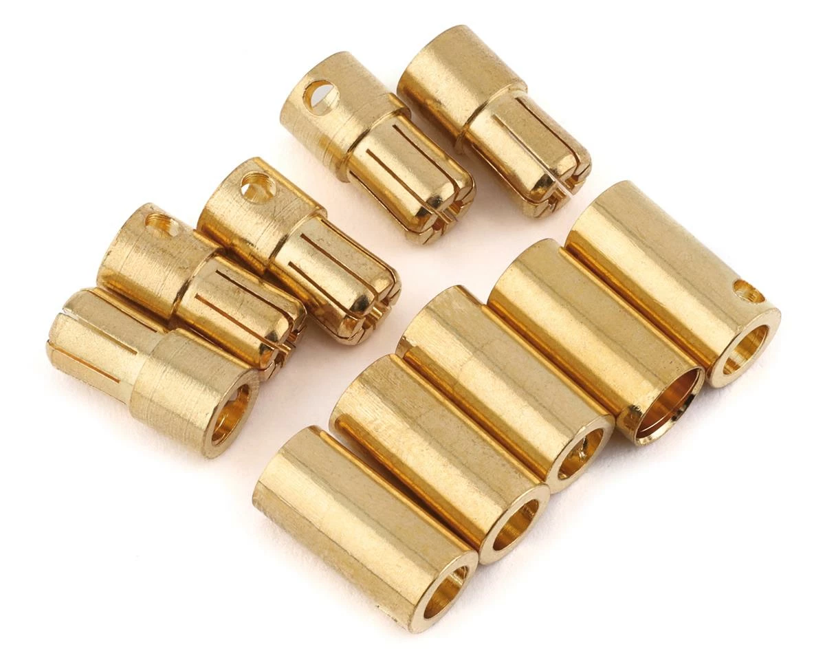 YEAH RACING 6.5mm High Current Bullet Plugs (5 Female/5 Male) 3 YEAH RACING 6.5mm High Current Bullet Plugs (5 Female/5 Male)