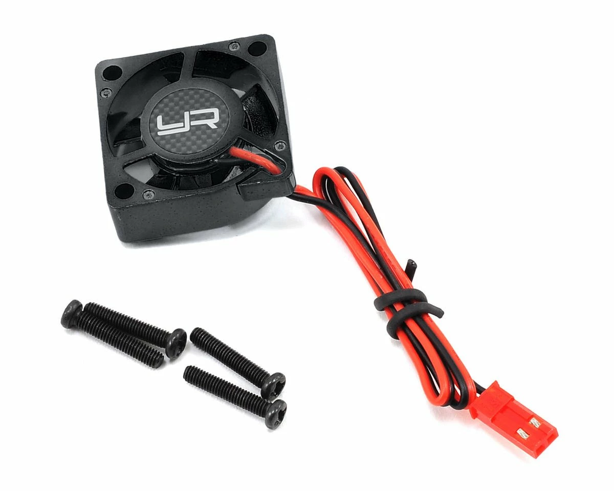 YEAH RACING 30x30x10mm Tornado High Speed Fan (Black) 3 YEAH RACING 30x30x10mm Tornado High Speed Fan (Black)