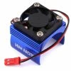 YEAH RACING Aluminum 540 Size Motor Heat Sink W/Cooling Fan (Blue) -Futaba Shop yea ya 0410bu