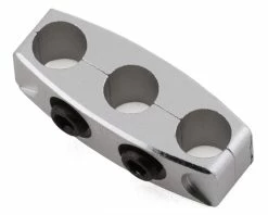 YEAH RACING 12-14AWG Aluminum Motor Wire Organizer Clamp (Silver)