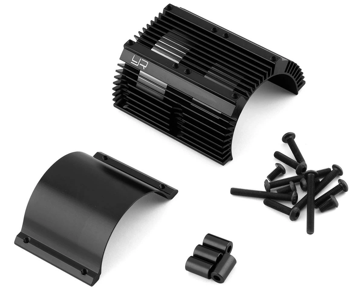 YEAH RACING Aluminum Motor Heat Sink (Black) (40.8mm Diameter) 3 YEAH RACING Aluminum Motor Heat Sink (Black) (40.8mm Diameter)