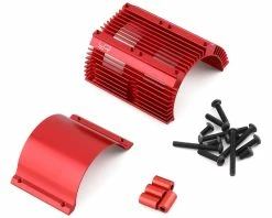 YEAH RACING Aluminum Motor Heat Sink (Red) (40.8mm Diameter)