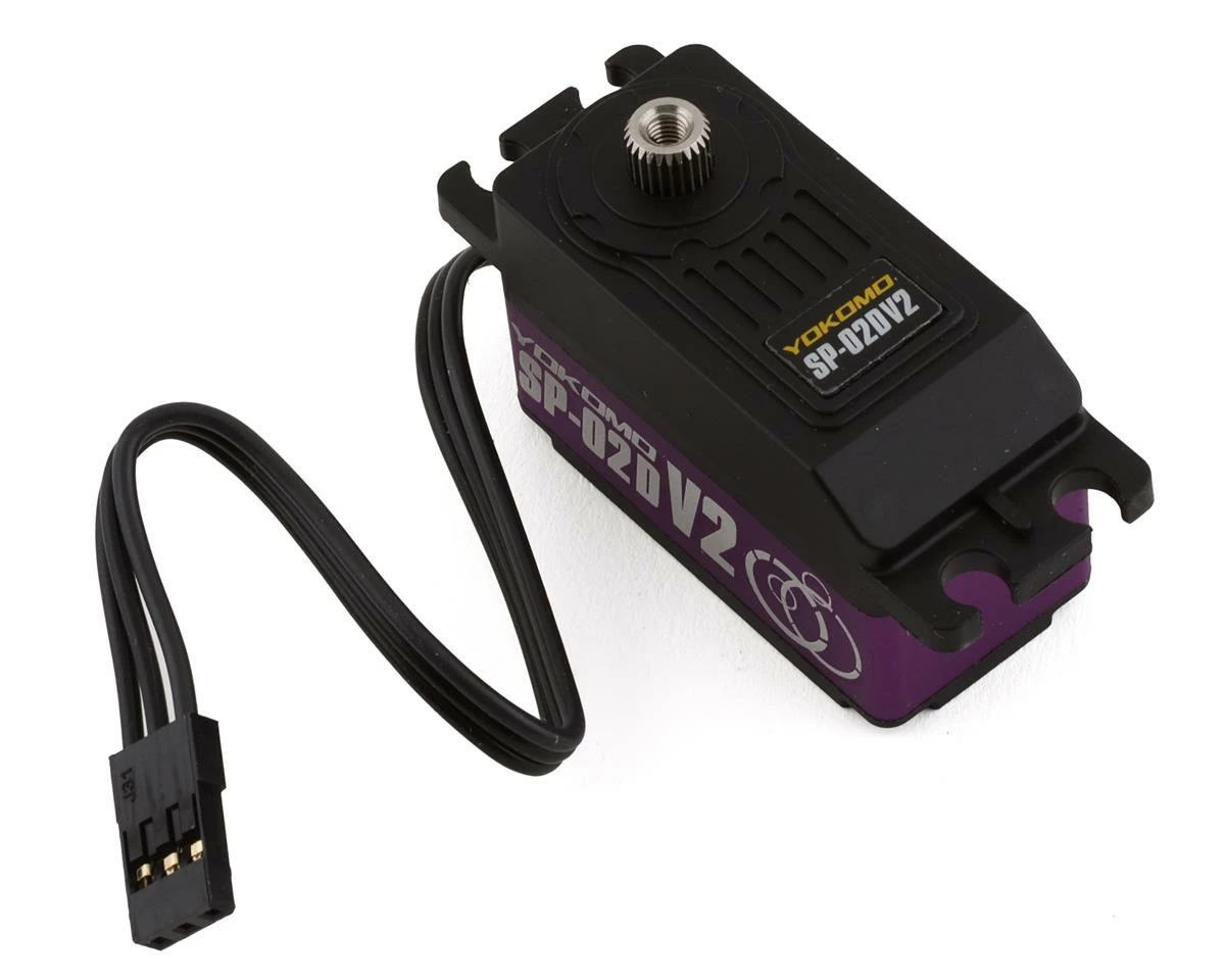 Yokomo SP-02D V2 RWD Digital Low Profile Drift Servo (Purple) 3 Yokomo SP-02D V2 RWD Digital Low Profile Drift Servo (Purple)