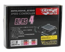 Yokomo BL-RS4 Drift Spec Sensored Brushless ESC/Zero S Drift Spec Motor Combo (10.5T) (Black) -Futaba Shop yokbl r4105db 2