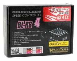 Yokomo BL-RS4 Drift Spec Sensored Brushless ESC/Zero S Drift Spec Motor Combo (13.5T) (Black) -Futaba Shop yokbl r4135db 2